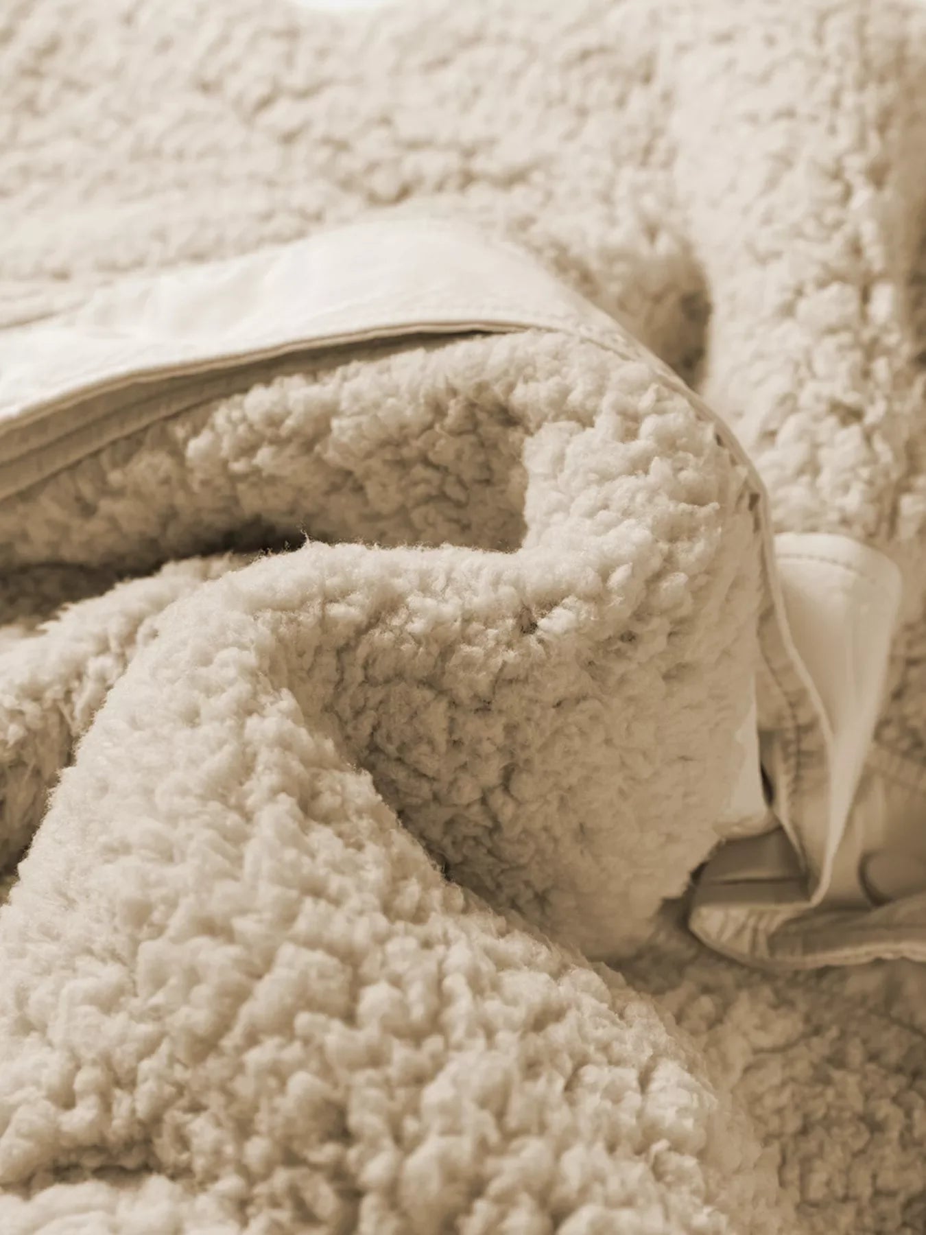 Faux Fur Snap Button Front Knot Side Plush Vest