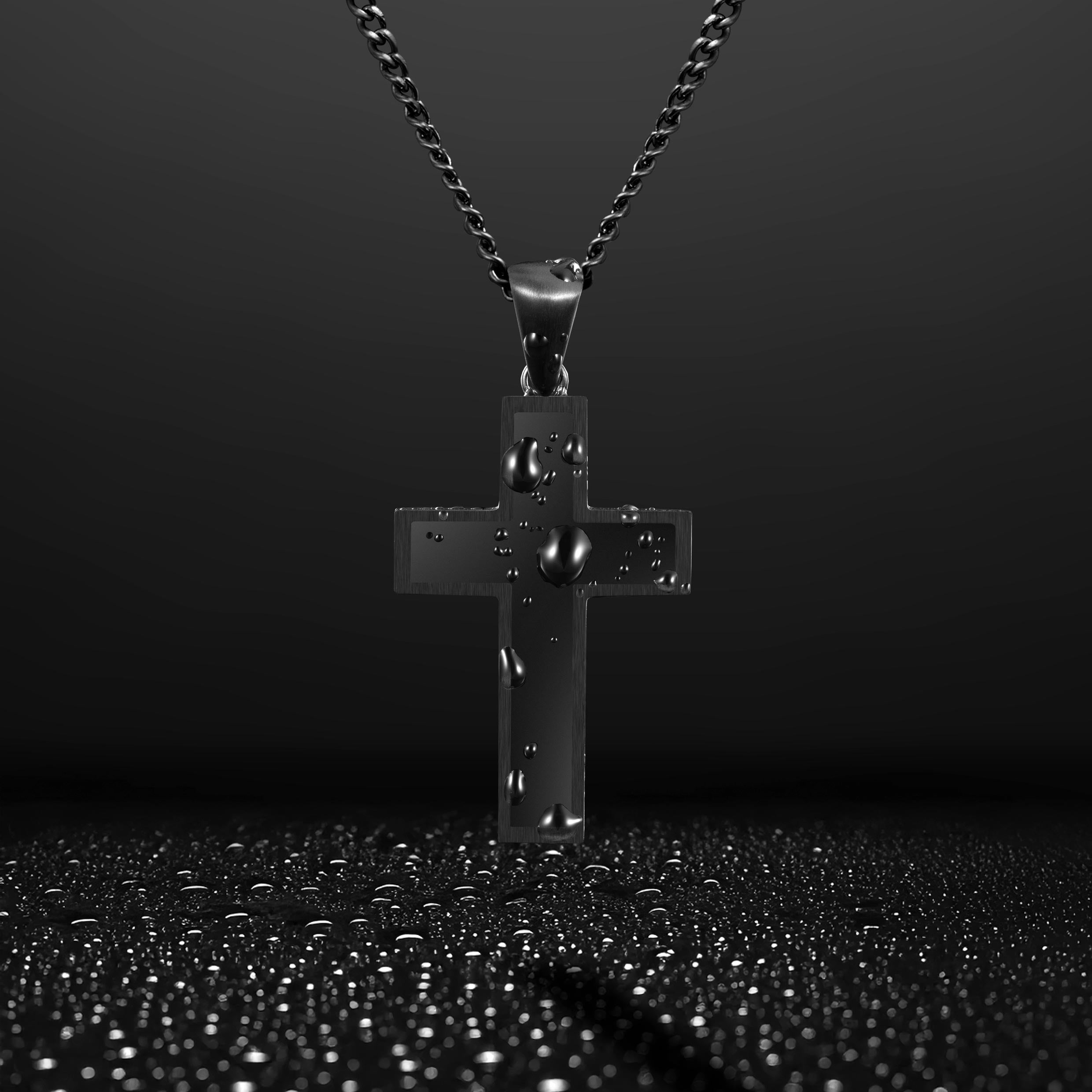 Stone Cross (Large) - Stealth