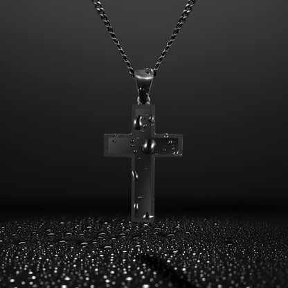 Stone Cross (Large) - Stealth
