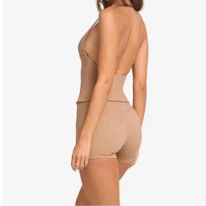 Woman Top Gym Impact Halter Top