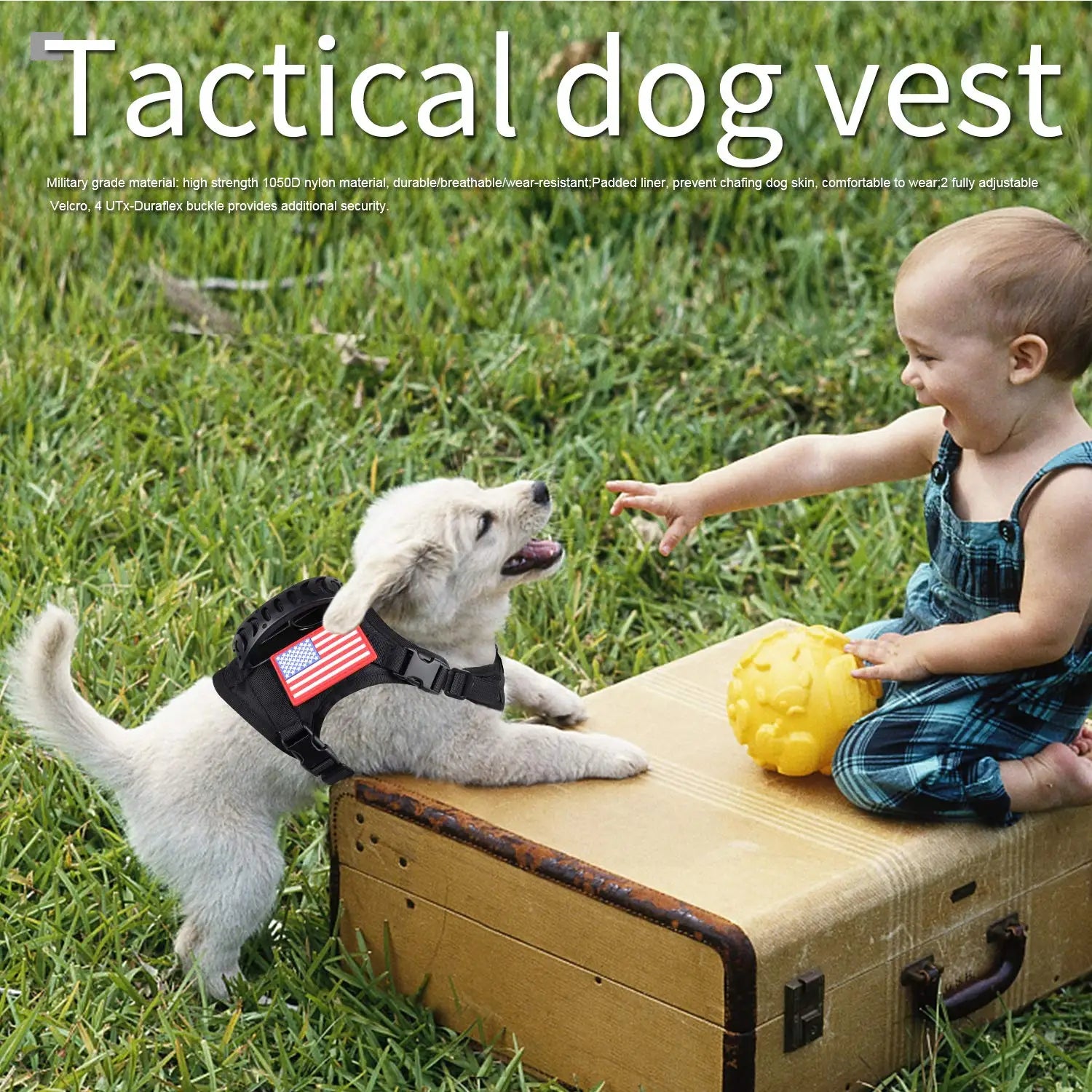 PawTactix: Tactical Harness & Leash Set for Pets