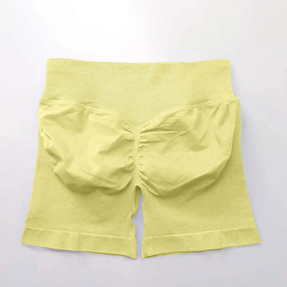 Seamless 4.5" Gym Shorts Woman Scrunch Butt Fitness