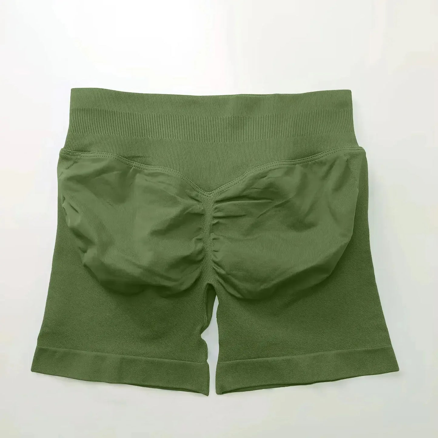 Seamless 4.5" Gym Shorts Woman Scrunch Butt Fitness