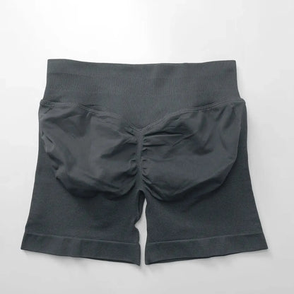 Seamless 4.5" Gym Shorts Woman Scrunch Butt Fitness