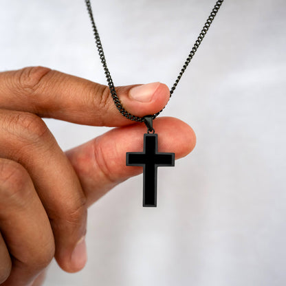 Stone Cross (Large) - Stealth