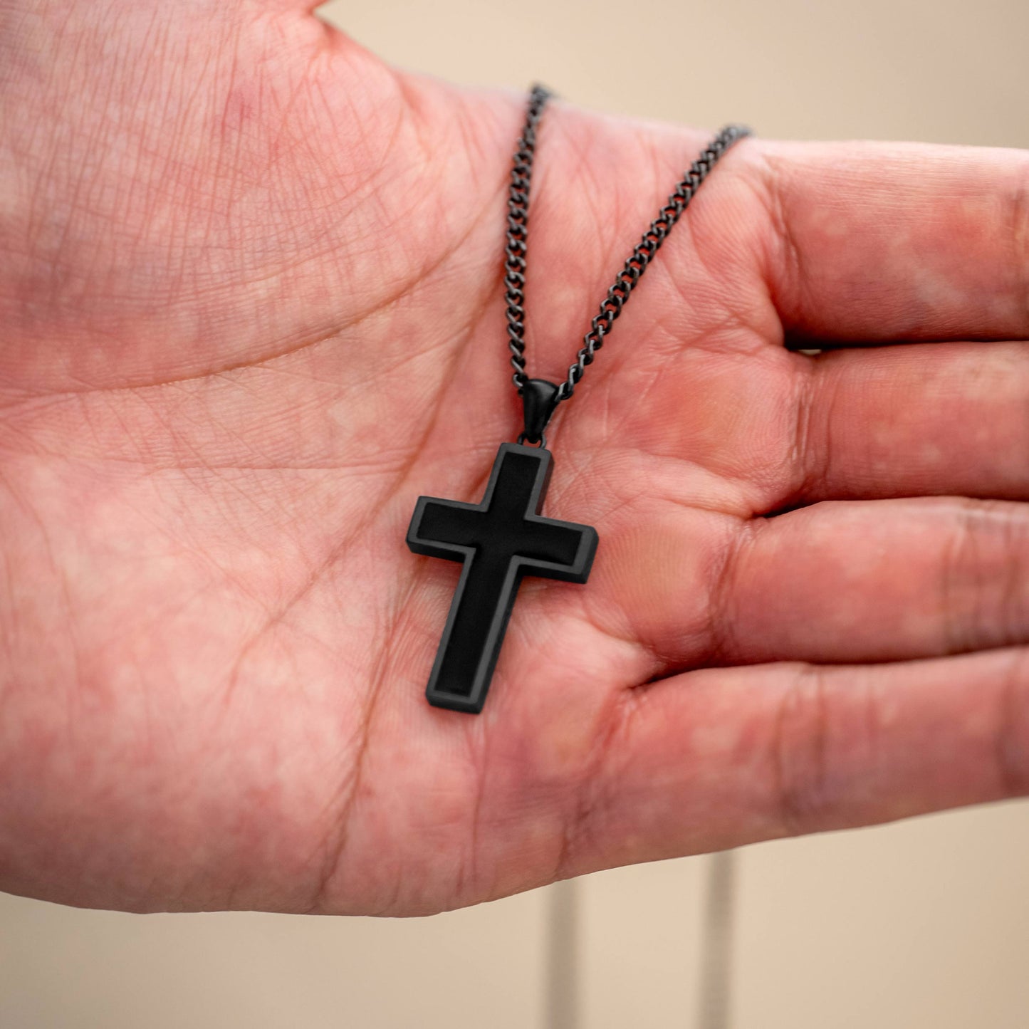 Stone Cross (Large) - Stealth