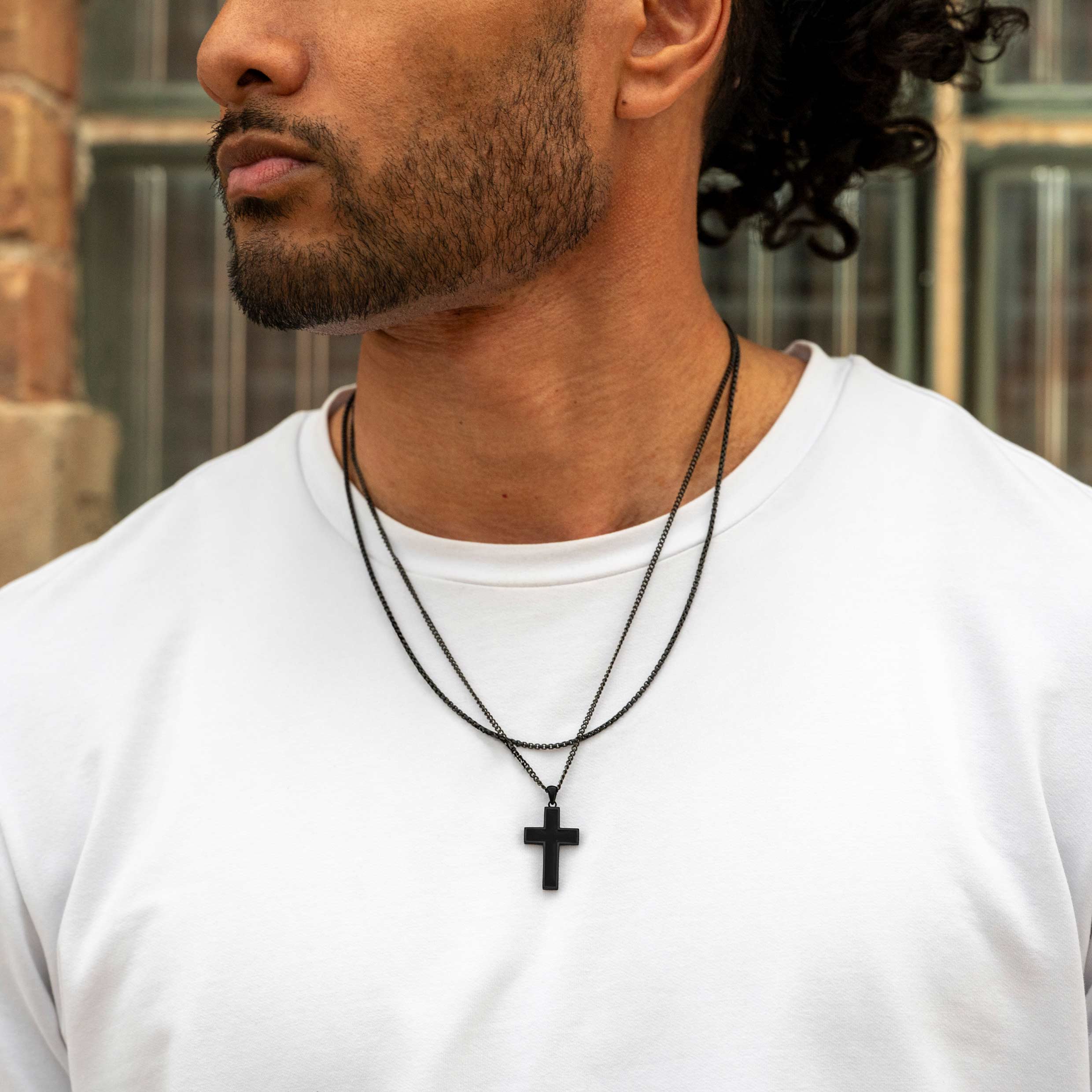 Stone Cross (Large) - Stealth