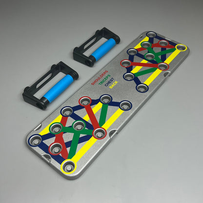 ZUME GOODS 16-in-1 Aluminum Push Up Board All-Around Push Up Training System (New)